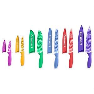 Cuisinart 12 PC Tie Knife Advantage-Cutlery-Set, 12-Piece, Tye-Dye Print